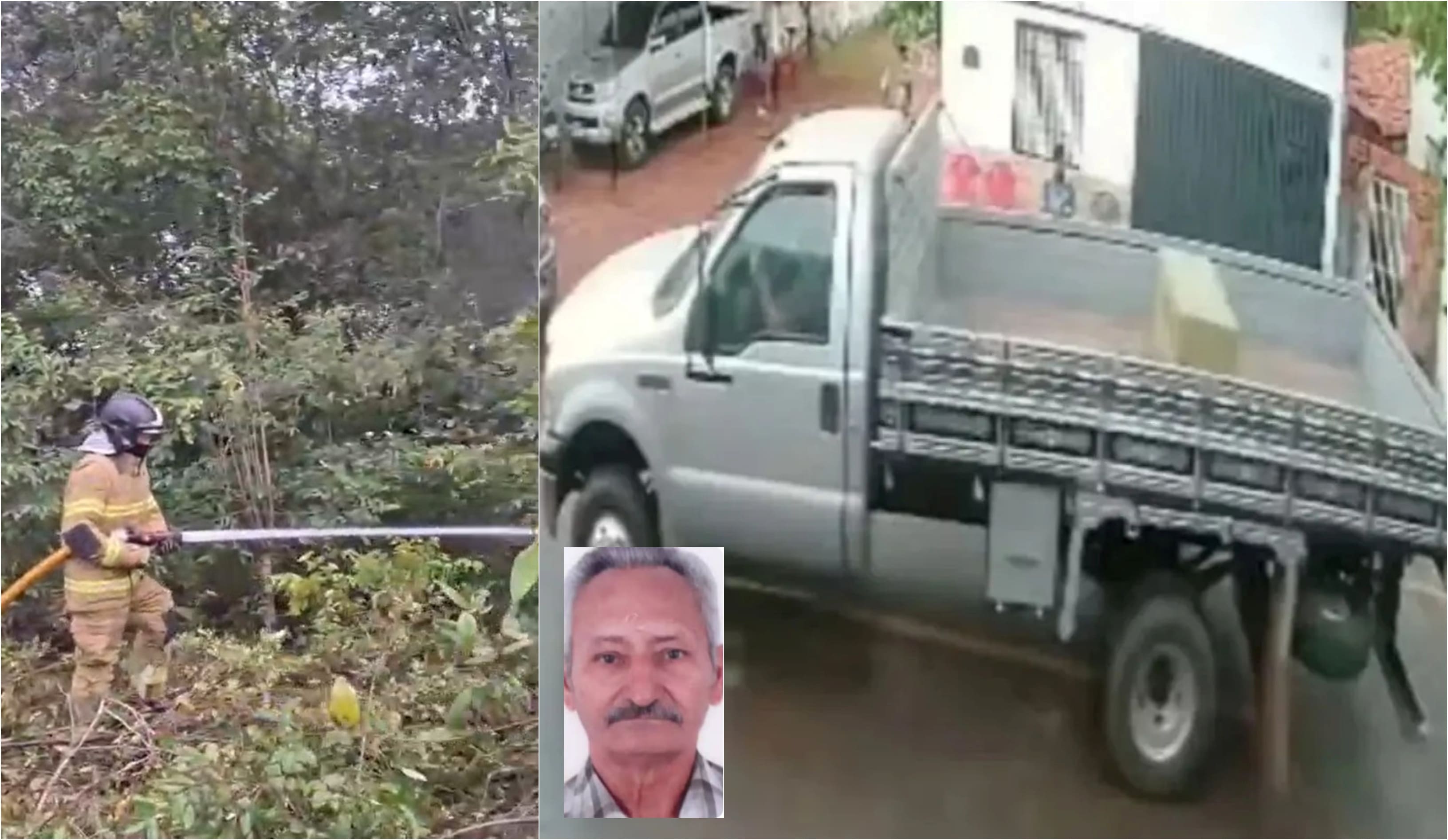 Caminhão de idoso é encontrado incendiado após criminosos levarem cofre