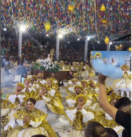 Apresentação de quadrilhas em São João do Arraial em 2023