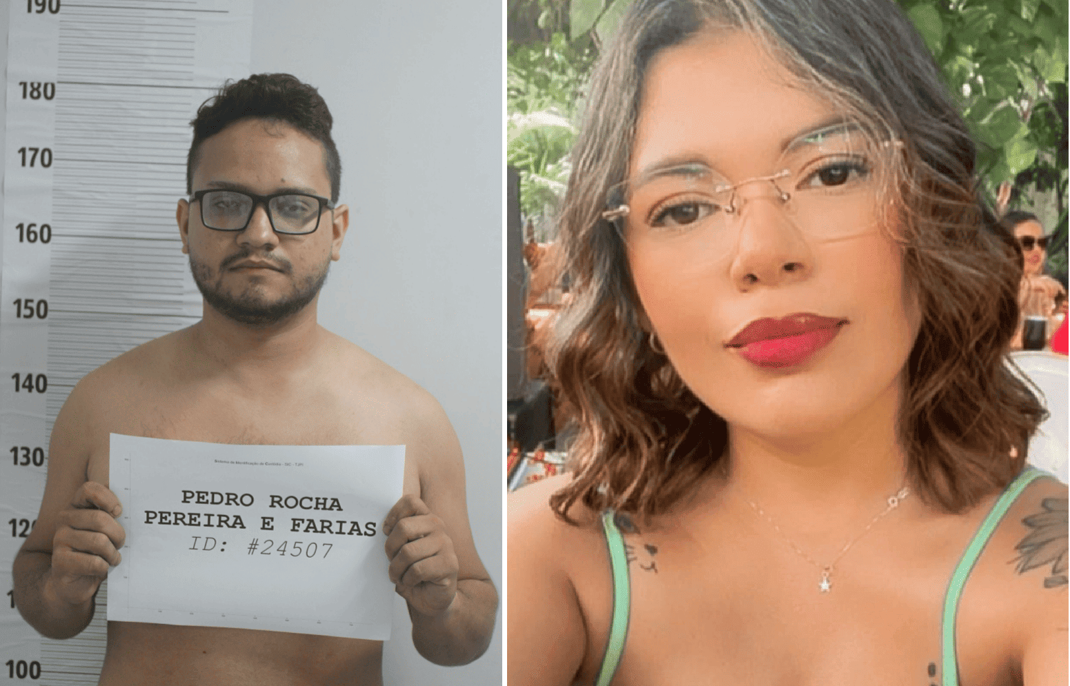 Pedro Rocha Pereira e Farias assassinou a ex-companheira, Gisele Maria Pinheiro Pereira