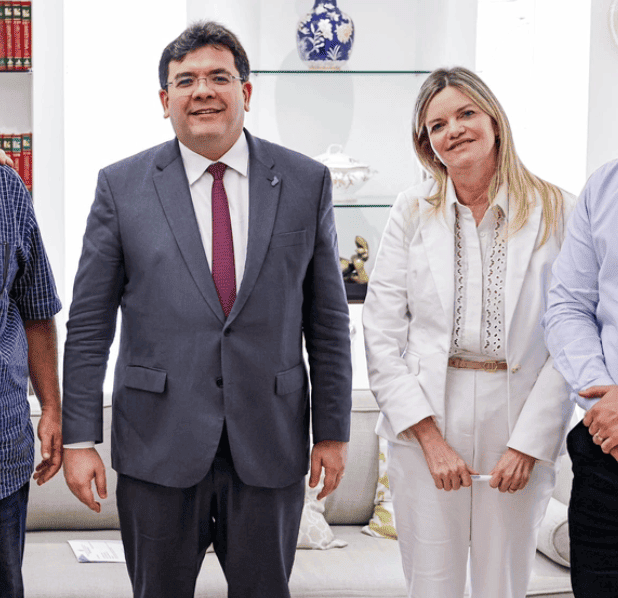 Governador Rafael Fonteles e deputada estadual Gracinha Mão Santa