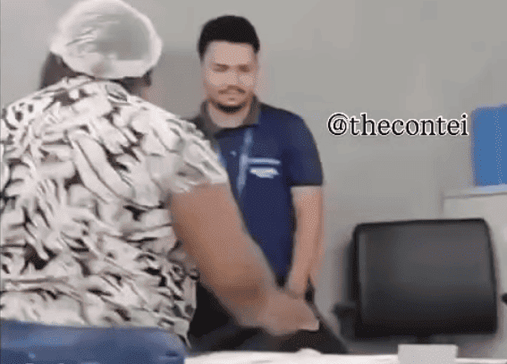 Mulher revoltada quebra computadores e grita na sede da Equatorial Piauí