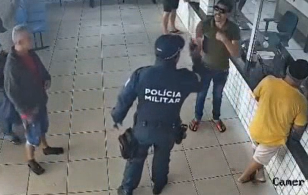Vídeo: PM e caminhoneiro trocam socos em posto fiscal de Marcolândia
