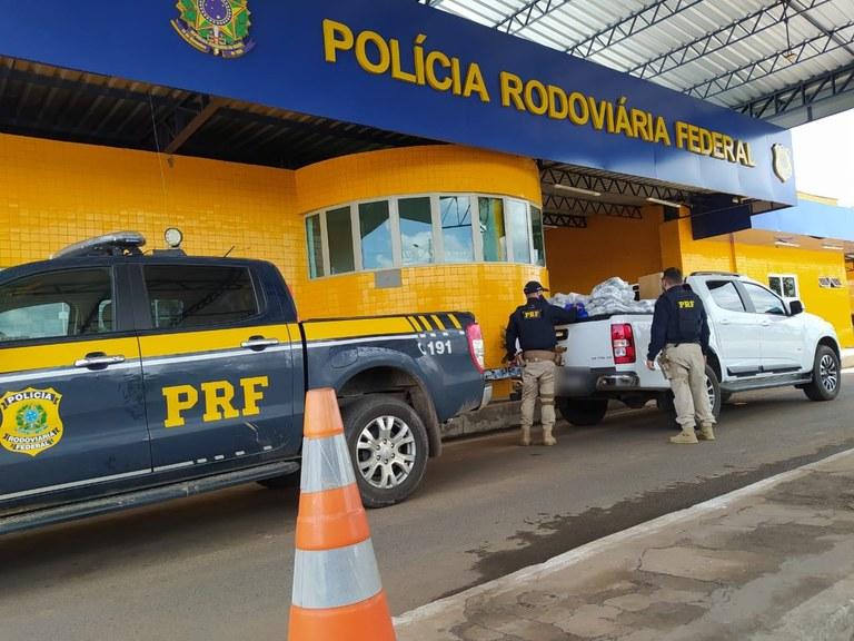 Carga com eletrônicos, entre outros, apreendida pela PRF