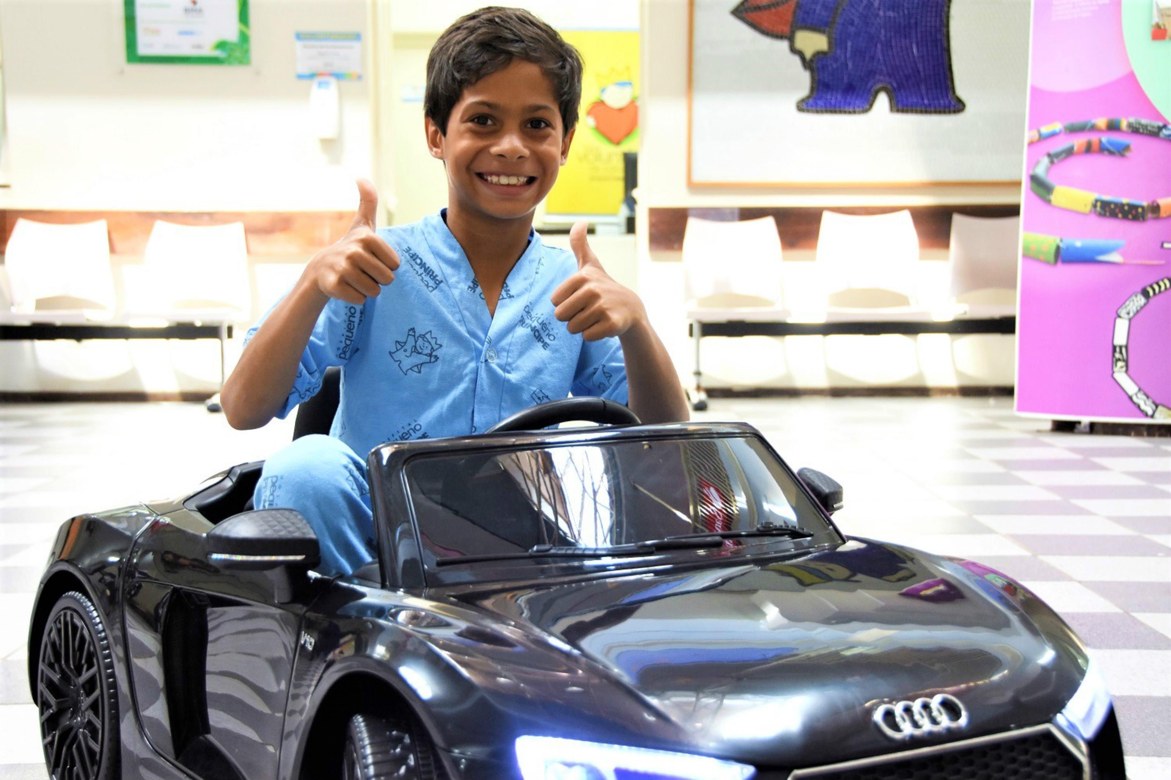 Carro infantil elétrico da Audi