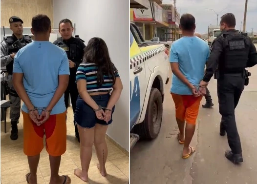 'Casal do crime' é preso em Picos