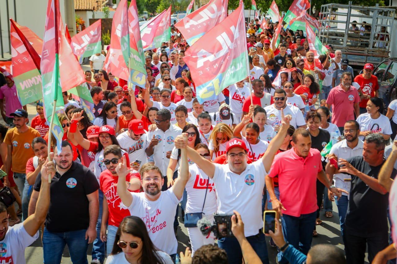 Caminhada pró-Lula em Bom Jesus