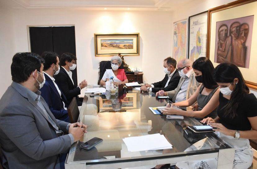 Regina Sousa se reúne com o diretor-presidente da Águas de Teresina, Jacy Prado