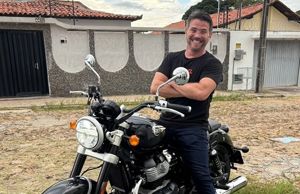 César Fire sofreu um grave acidente de moto entre Campo Maior e Cabeceiras