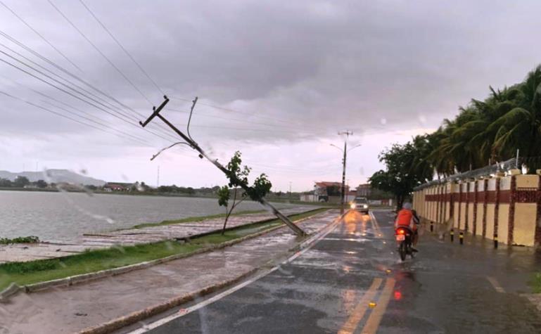 Forte chuva causa estragos em Campo Maior