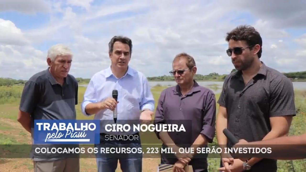 Propaganda divulgada nas redes sociais do senador