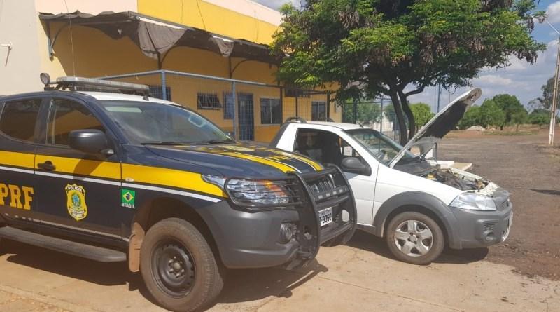 Strada clonada possui registro de roubo, segundo informações da PRF