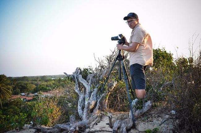 Coletivo VDC durante filmagens