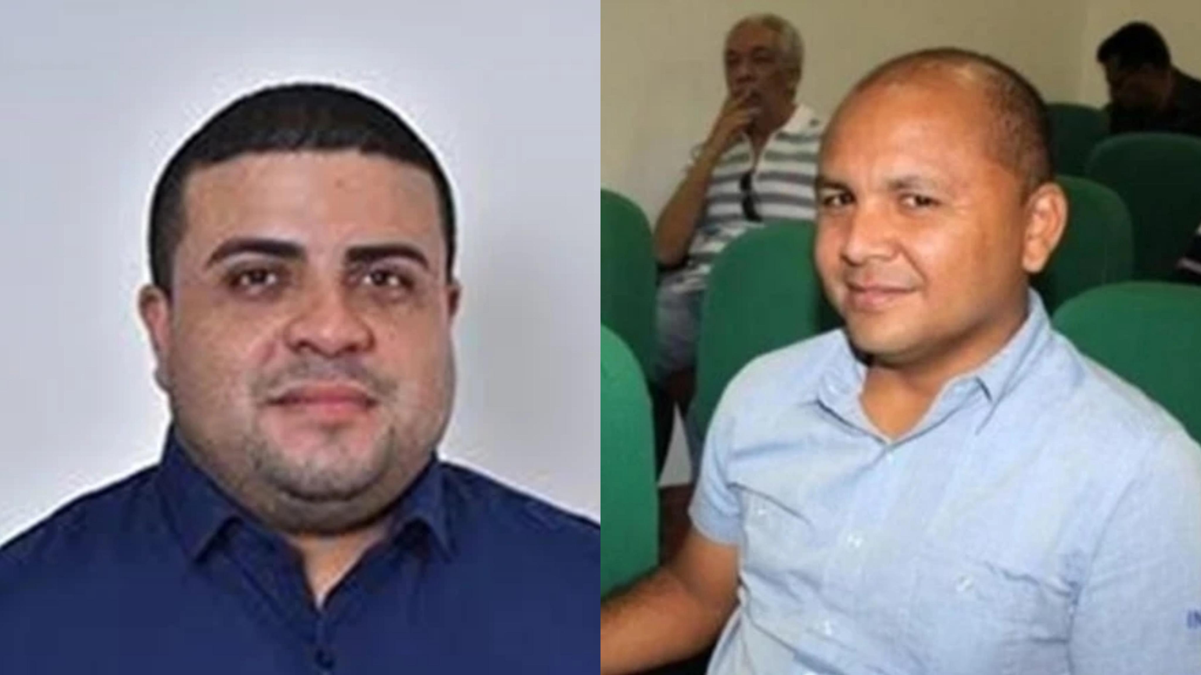 Diego (MDB) à esquerda e Airton Oliveira (PT) à direita