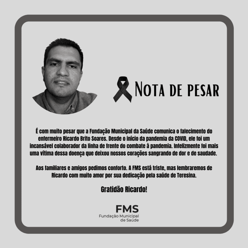 Enfermeiro morre de covid-19