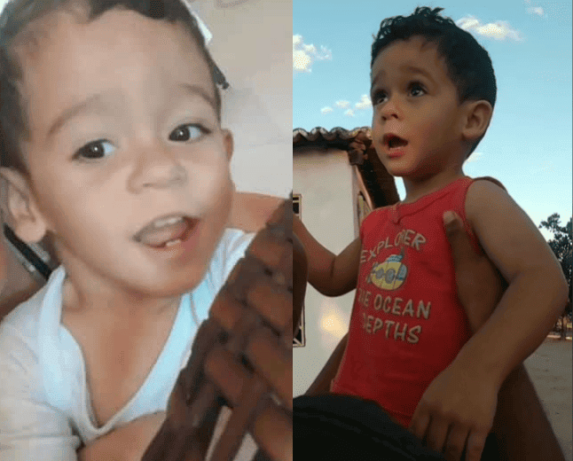 Pequeno Felipe Loiola de Sousa, de 2 anos, morreu após ser atropelado em Pio IX
