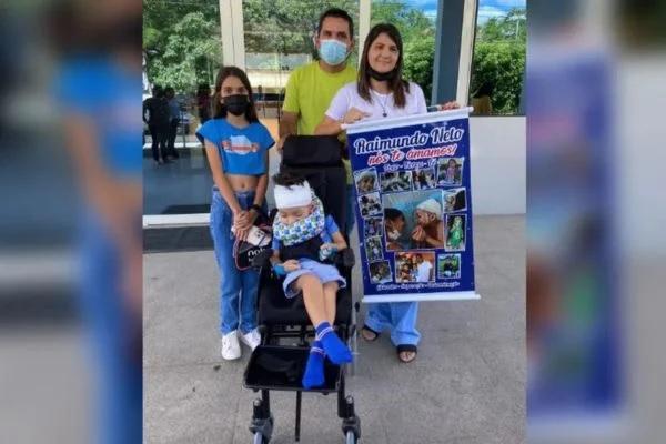 Raimundo Neto teve alta após dois meses internado