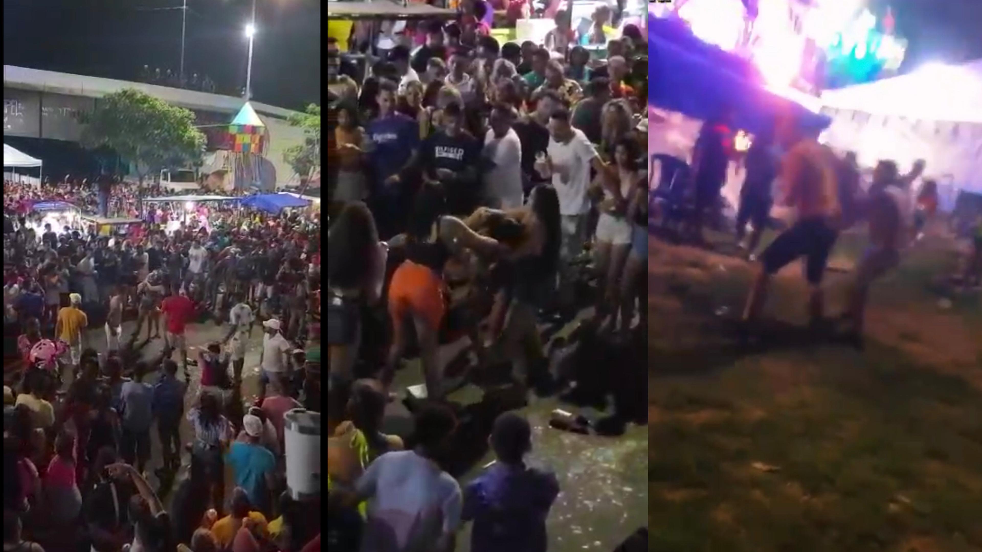 Zé Pereira de Timon tem brigas e tiroteio