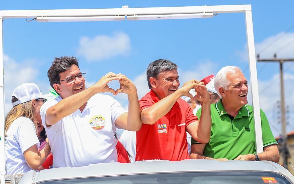 Rafael Fonteles, Wellington Dias e Temístocles Filho