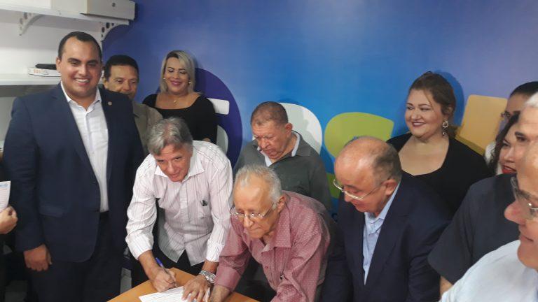 Filiação de Renato Berger e Ananias Carvalho ao PSD