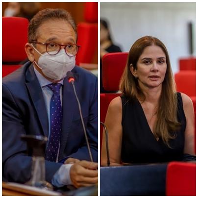Deputado Dr. Hélio e deputada Lucy Soares