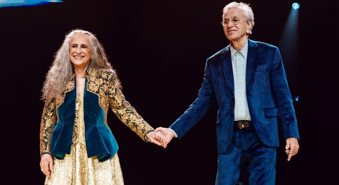Maria Bethânia e Caetano Veloso ganham Grammy no primeiro domingo de fevereiro