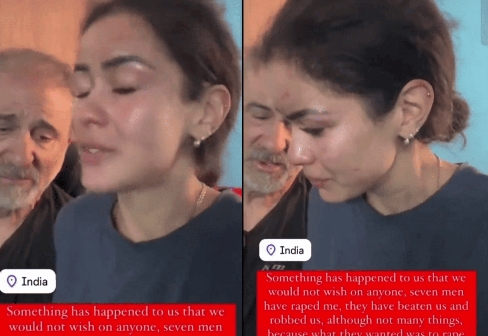 Além do estupro coletivo contra a mulher, o casal foi agredido violentamente com pedras e com o capacete da moto, e os criminosos levaram alguns pertences de valor