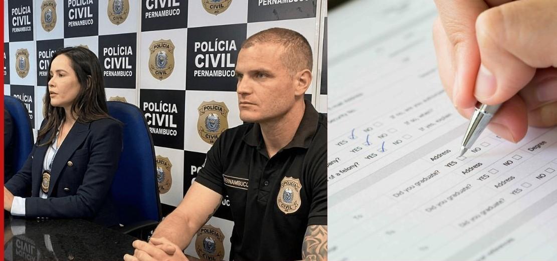 Policial militar do Piauí é preso suspeito de integrar esquema de fraudes em concursos públicos em Pernambuco.