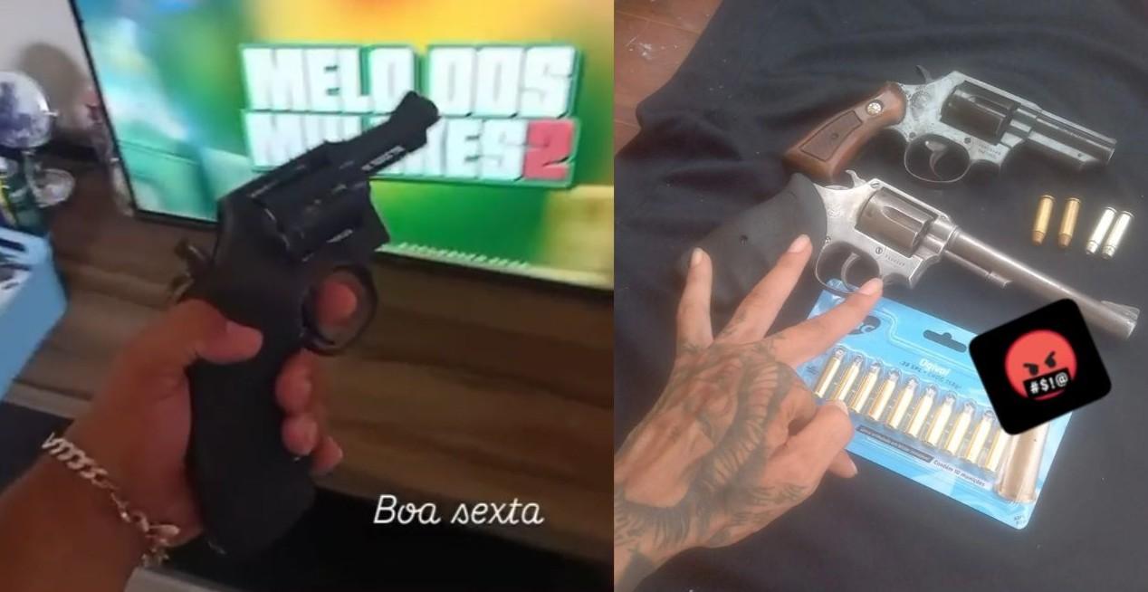 Os indivíduos usavam as redes sociais para ameaçar os moradores e exibir armas como sinal de superioridade e prazer