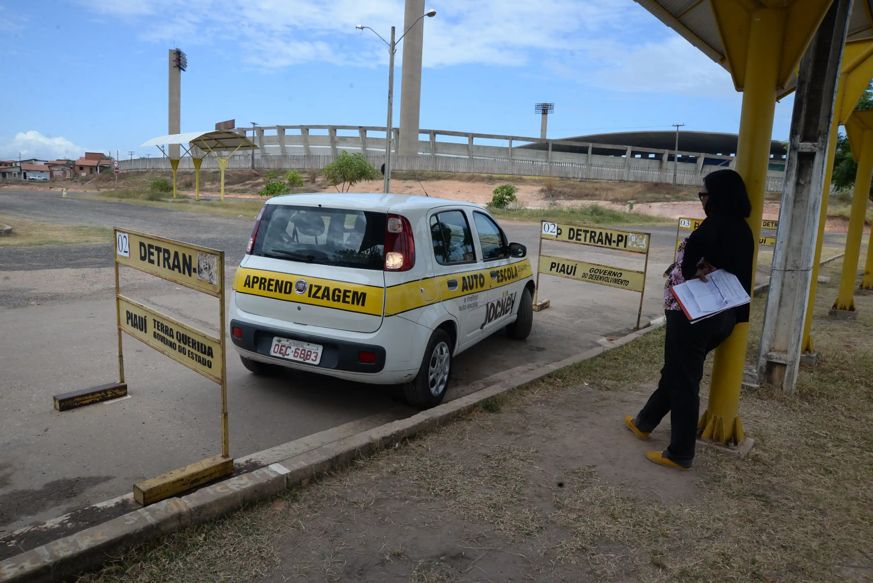 Exame para obtenção da primeira CNH no Detran Piauí