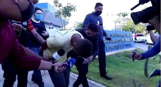 Eudes, de 20 anos, foi preso usando uma tornozeleira eletrônica