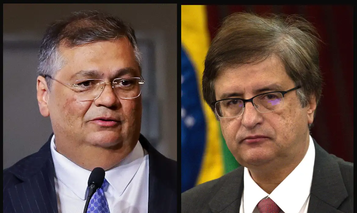 Flávio Dino e Paulo Gonet
