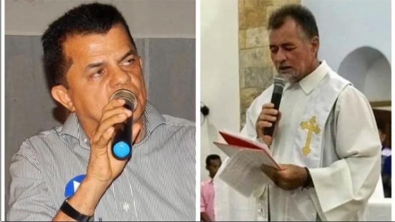 Prefeito eleito Dó Bacelar e padre Adão