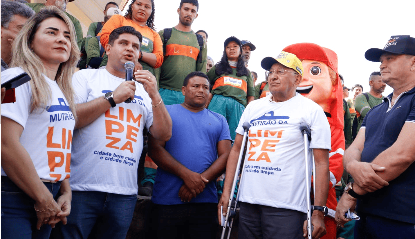 Prefeito Dr. Pessoa participou de mutirão de limpeza