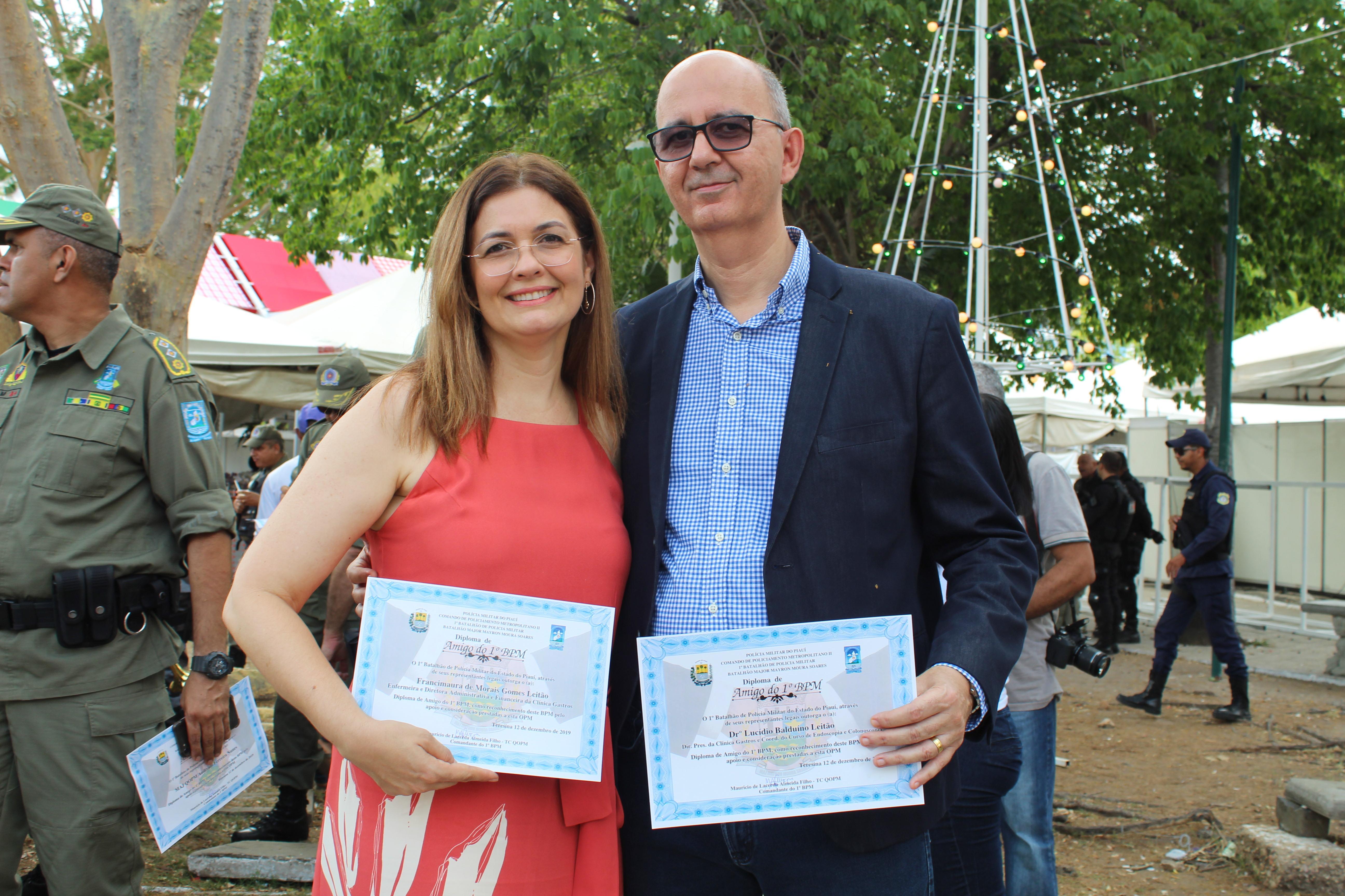 Dra Francimaura e Dr Lucídio Leitão