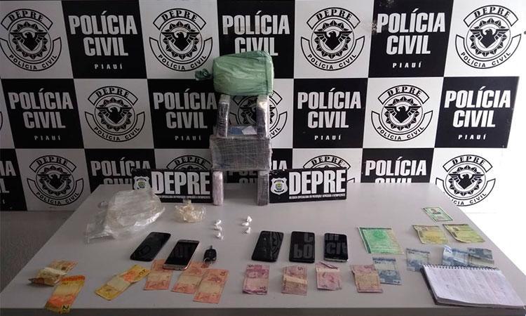 Droga apreendida pelo DEPRE