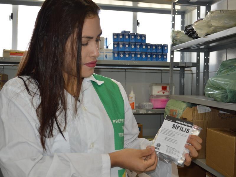 O teste para detecção da sífilis é rápido e gratuito