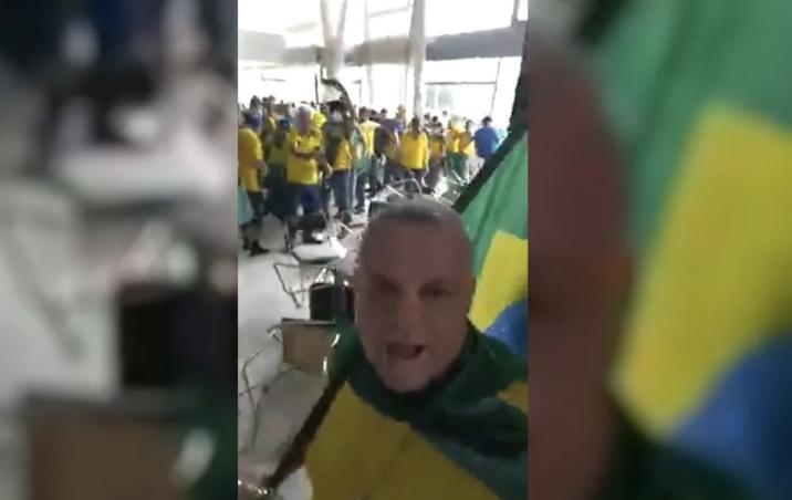 Lucimário Benedito invade o Palácio do Planalto em Brasília