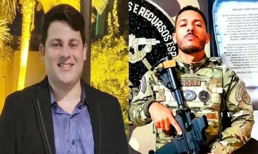 Bruno Manoel Gomes Arcanjo (à esquerda) e Marcelo Soares da Costa (à direita)