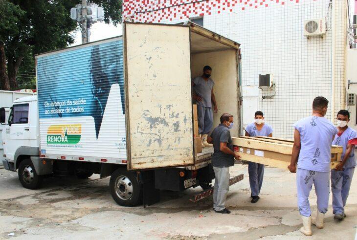 HGV recebe equipamentos