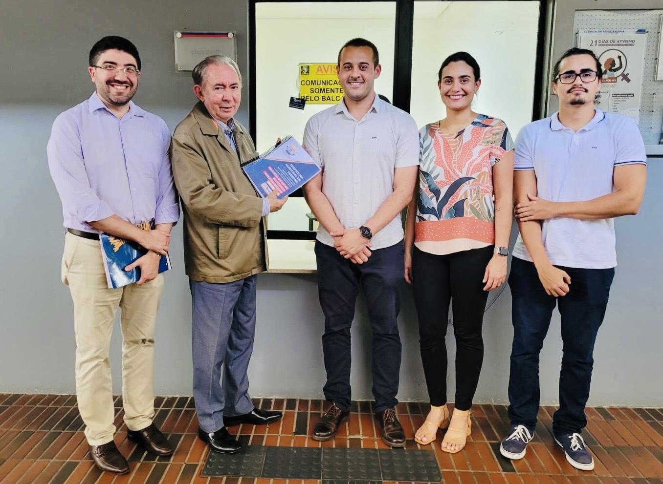 Secretário de Planejamento, João Henrique Sousa, e equipe da SEMPLAN