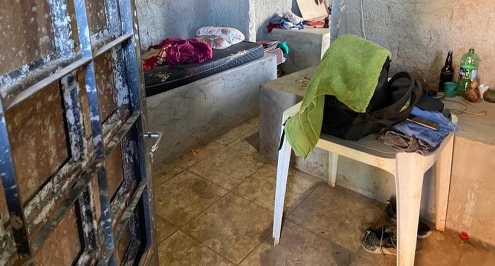 Alojamento em área rural do Gama, no DF, onde 10 homens foram resgatados após denúncia de trabalho análogo à escravidão