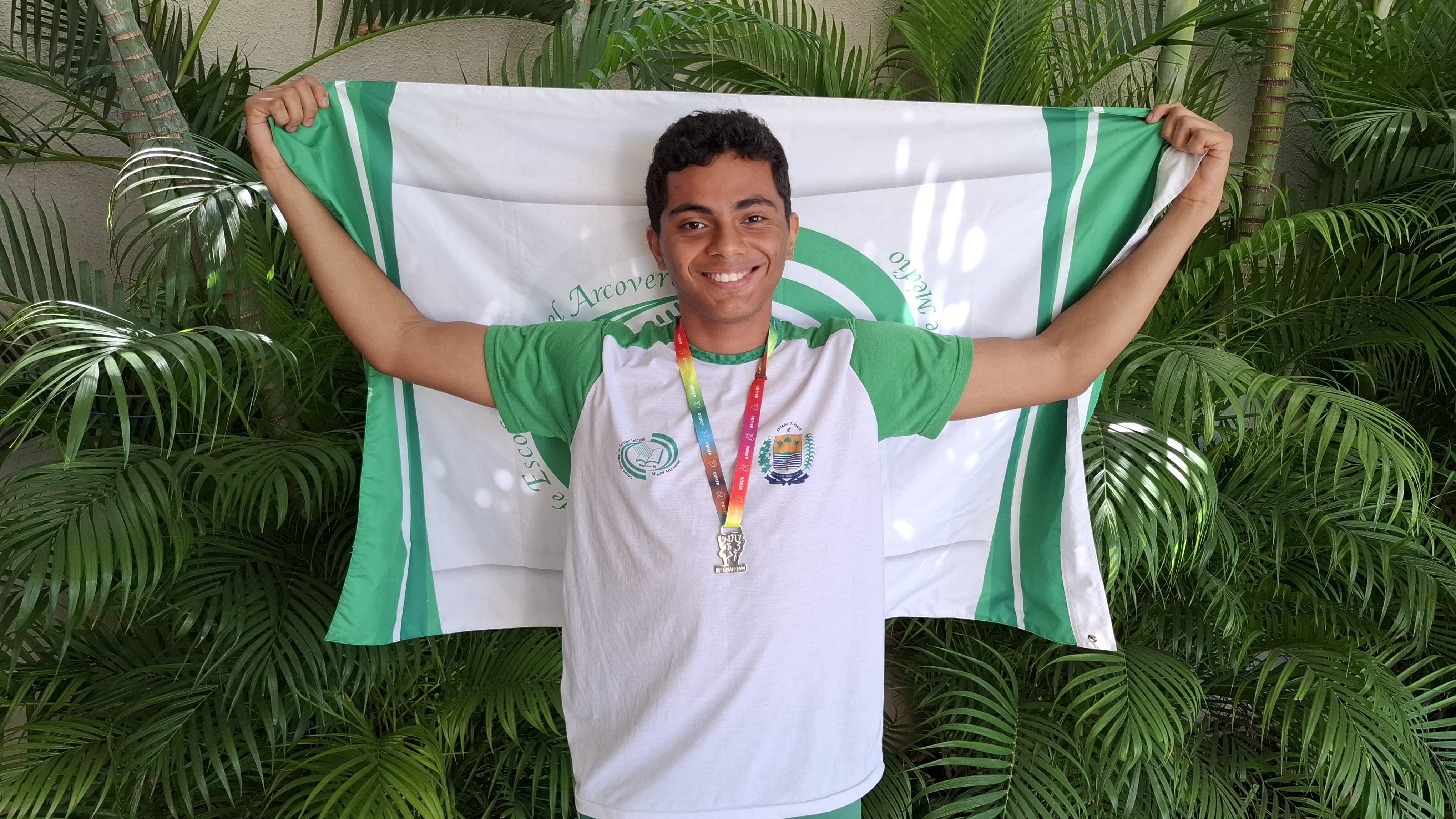 Wederson Rodrigues da Silva, de 18 anos, foi aprovado no curso de Medicina da Universidade Federal do Delta do Parnaíba (UFDPar), em Parnaíba