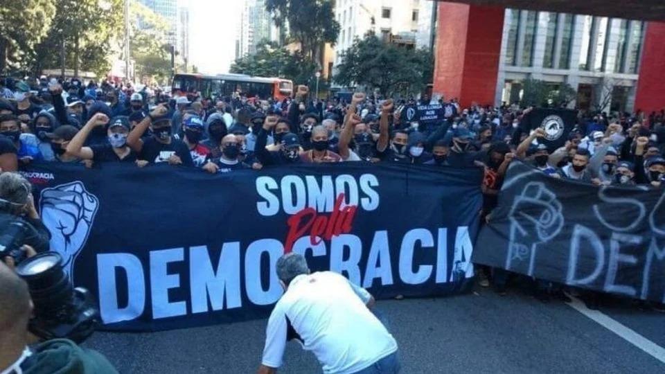 Ato das torcidas organizadas em 2020