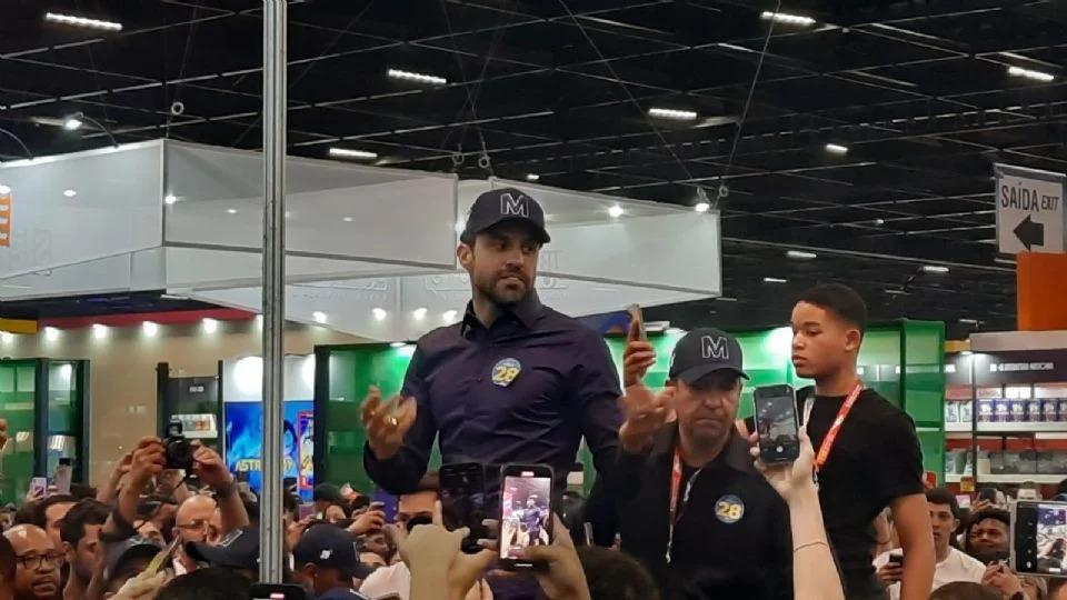 Pablo Marçal na Bienal do Livro de São Paulo