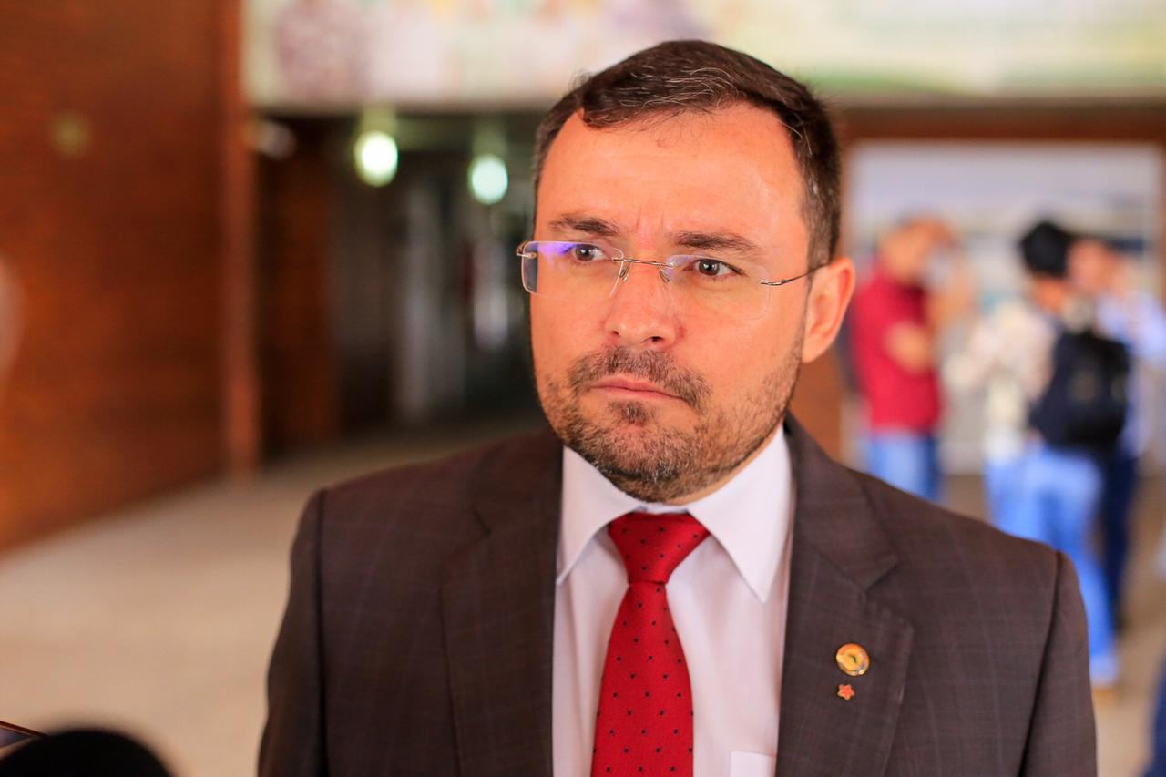 Presidente estadual do PT, Fábio Novo