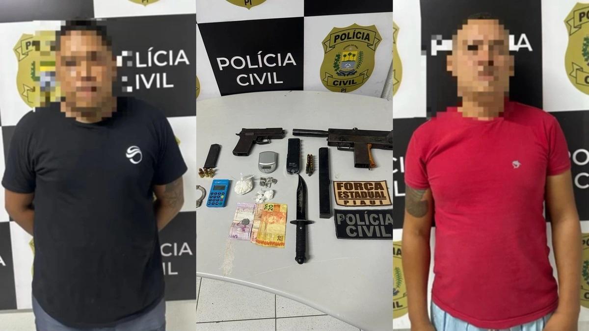 Faccionados presos na zona norte
