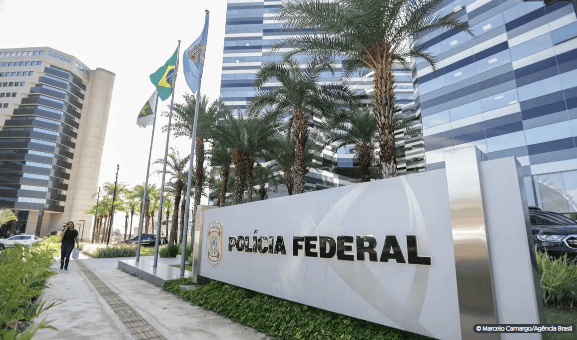 Fachada da Polícia Federal