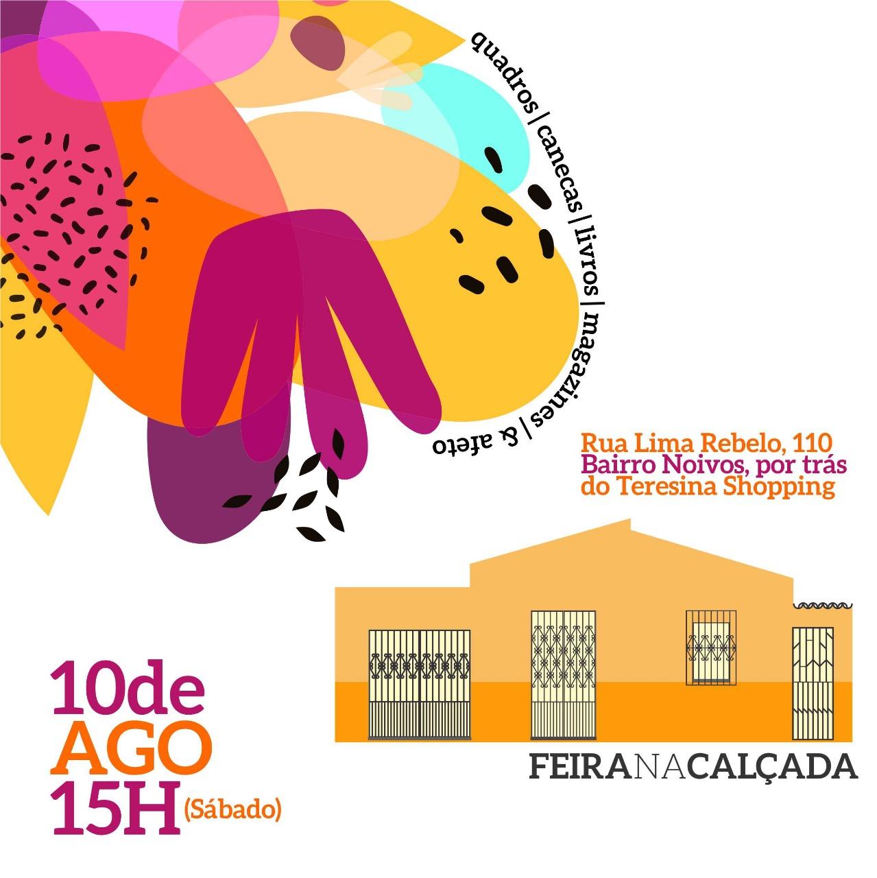 Feira na calçada