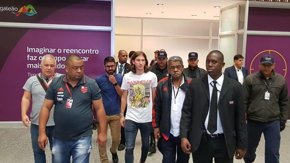 Flamengo recebe Felipe Luis, seu novo reforço