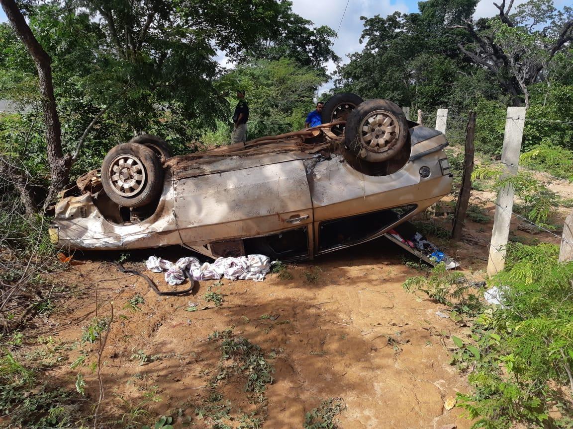PRF-PI classificou acidente de trânsito como 'saída de pista'